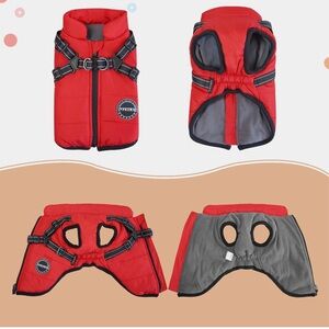 Medium dog vest with harness